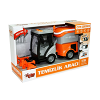VARDEM KUTULU SÜRTMELİ KAR TEMİZLİK ARACI 1:16 SESLİ IŞIKLI 2 ASORTİ ----* (tek ürün gönderilecektir, fotoğraf temsilidir)