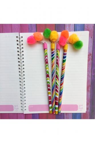 VATAN BENSİA CANDY POMPOM ZİNCİR BAŞLIKLI KALEM