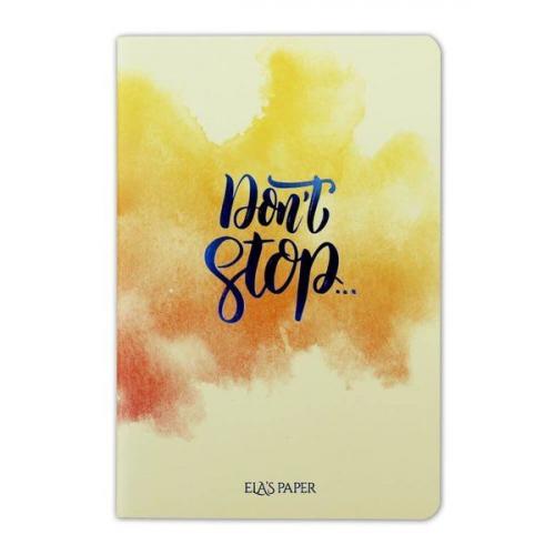 Watercolor Don't Stop - Defter