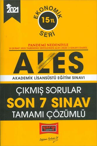 Yargı Yayınları 2021 ALES Son 7 Sınav Tamamı Çözümlü Çıkmış Sorular Ek