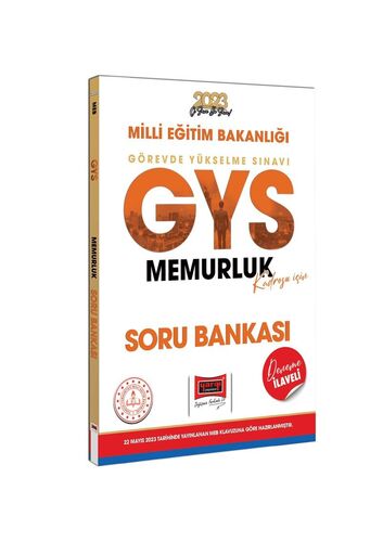 Yargı Yayınevi 2023 Meb GYS Memurluk Kadrosu İçin Deneme İlaveli Soru 