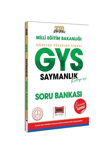 2023 MEB GYS Saymanlık Kadrosu İçin Deneme İlaveli Soru Bankası