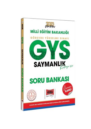 Yargı Yayınevi 2023 Meb GYS Saymanlık Kadrosu İçin Deneme İlaveli Soru