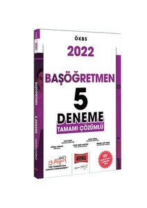 Yargı Yayınları 2022 ÖKBS Başöğretmen Tamamı Çözümlü 5 Deneme Sınavı