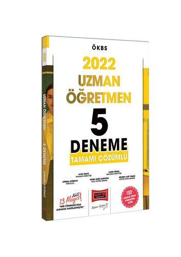 Yargı Yayınları 2022 ÖKBS Uzman Öğretmen Tamamı Çözümlü 5 Deneme Sınav