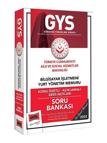 Yargı Yayınları 2022 T.C. Aile ve Sosyal Hizmetler Bakanlığı GYS Bilgisayar İşletmeni - Yurt Yönetim Memuru Konu Özetli Açıklama