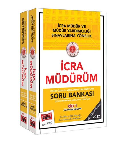 Yargı Yayınları Adalet Bakanlığı İcra Müdür ve Müdür Yardımcılığı Sınavlarına Yönelik Konu Özetli Açıklamalı Notları ve Soru Bankası