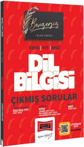 Yargı Yayınları Benzersiz Dil Bilgisi Çıkmış Sorular KPSS-TYT-MSU (2007-2022)