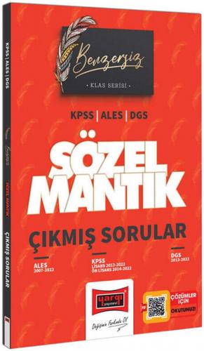 Yargı Yayınları Benzersiz Sözel Mantık Çıkmış Sorular KPSS-ALES-DGS (2007-2022)