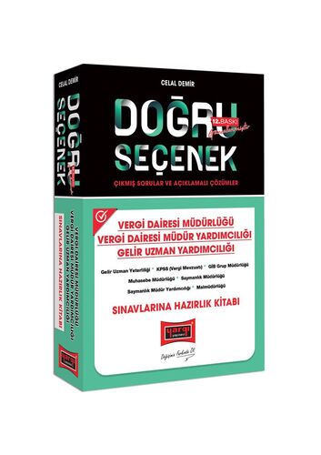 Yargı Yayınları Doğru Seçenek Vergi Dairesi Müdürlüğü Vergi Dairesi Mü