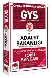 Yargı Yayınları GYS Adalet Bakanlığı Şef (Merkez) Kadrosu İçin Açıklamalı - Çözümlü Soru Bankası(İADESİZ)