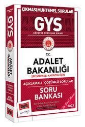 Yargı Yayınları GYS Adalet Bakanlığı Şef (Merkez) Kadrosu İçin Açıklam