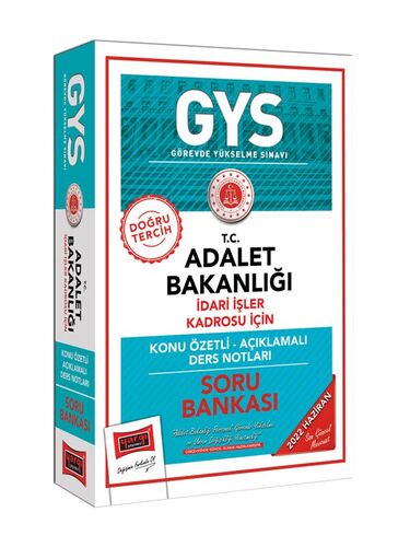 Yargı Yayınları GYS T.C. Adalet Bakanlığı İdari İşler Kadrosu İçin Kon