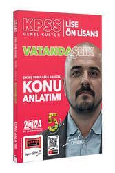 2024 KPSS Lise Ön Lisans 5Yüz Vatandaşlık Çıkmış Sorularla Desteklenmiş Analizli Konu Anlatımı