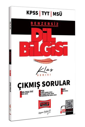 Yargı Yayınları KPSS TYT MSÜ Klas Serisi Benzersiz Dil Bilgisi Çıkmış 