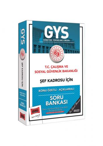 Yargı Yayınları T.C Çalışma ve Sosyal Güvenlik Bakanlığı Şef Kadrosu İçin Konu Özetli Açıklamalı Soru Bankası