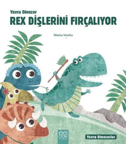 Yavru Dinozor Rex Dişlerini Fırçalıyor