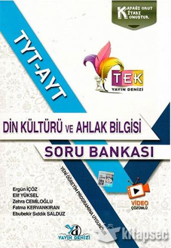 YAYIN DENİZİ TYT AYT DİNKÜLTÜRÜ VE AHLAK BİLGİSİ SORU BANKASI