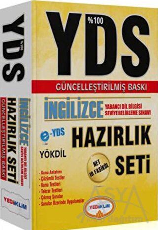 YDS Yüzde 100 İngilizce Hazırlık Seti