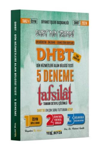 YediBeyza 2024 Dhbt Tafsilât Tamamı Çözümlü 5 Deneme YediBeyza 2024 Dhbt Tafsilât Tamamı Çözümlü 5 Deneme