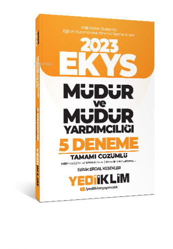 Yediiklim Yayınları 2023 MEB EKYS Müdür ve Müdür Yardımcılığı Tamamı Ç