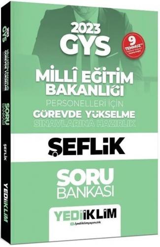 Yediiklim Yayınları 2023 Milli Eğitim Bakanlığı Görevde Yükselme Sınavı Şeflik Soru Bankası