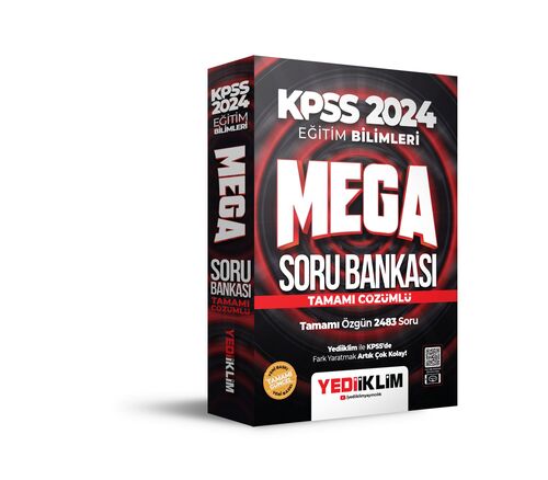  2024 KPSS Eğitim Bilimleri Mega Tamamı Çözümlü Soru Bankası 
