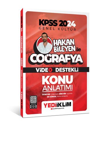  2024 KPSS Hakan Bileyen ile Coğrafya Video Destekli Konu Anlatımı 