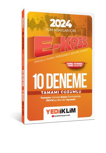 2024 Tüm Adaylar İçin E-KPSS Tamamı Çözümlü 10 Deneme