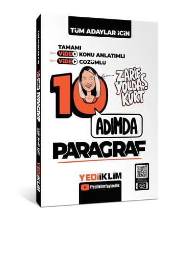 Yediiklim Yayınları Tüm Adaylar İçin 10 Adımda Paragraf Video Konu Anl