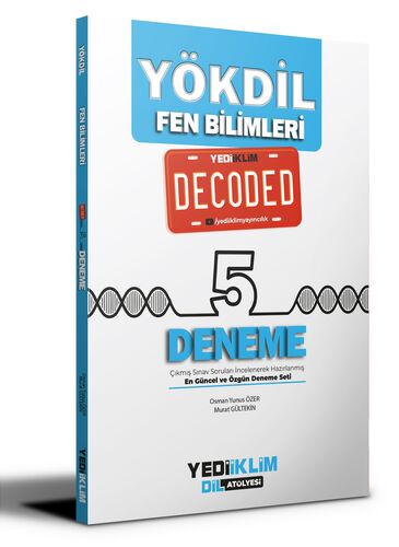 Yediiklim Yayınları YÖKDİL Fen Bilimleri Decoded 5 Deneme