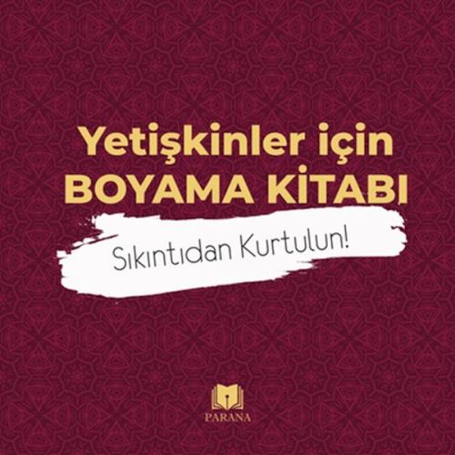 Yetişkinler İçin Boyama Kitabı-Mandala