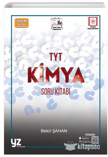 YZ Yayınları YKS TYT Kimya Soru Kitabı